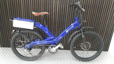 Hybrid 24" fatbike - gebruikt - blauw - 1 jaar garantie