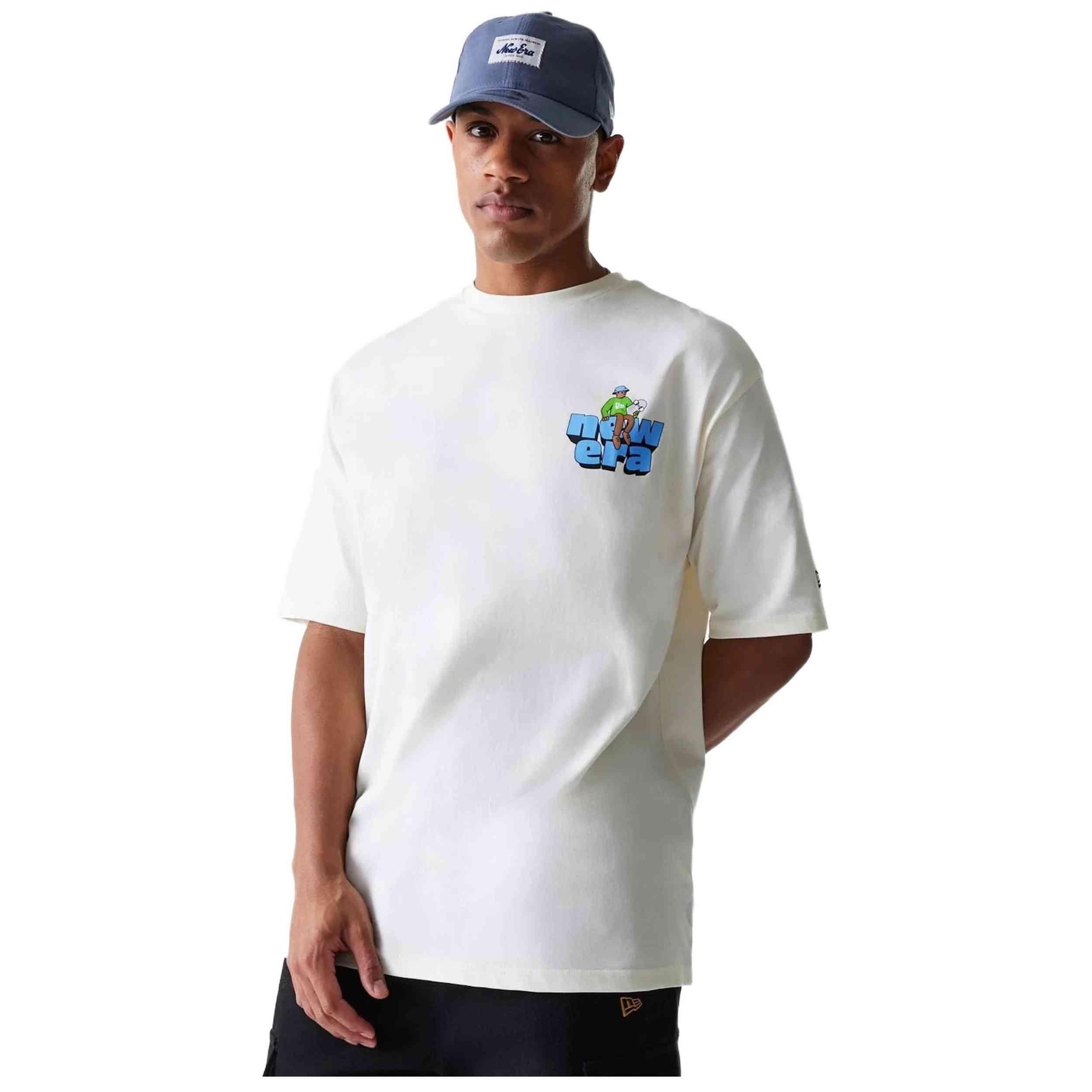 Maglia a maniche corte New era modello 60684400 per unisex 3/5