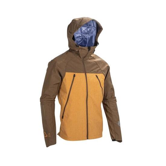 Veste VTT Hydradri 4.0 en tissu imperméable et respirant Marron Homme