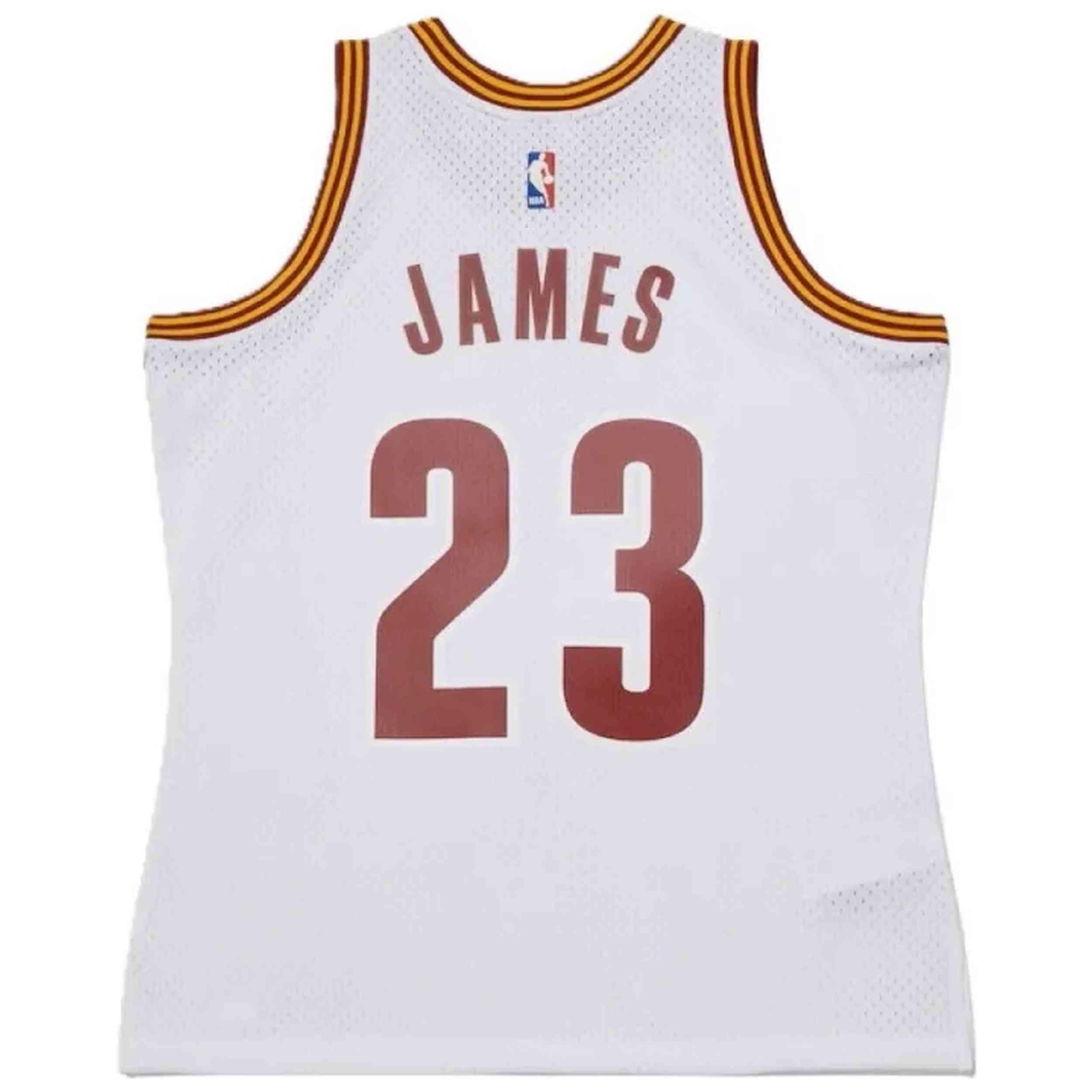 Maillot de basket Mitchell & ness modèle JY10747-CCAWHIT pour homme 2/4
