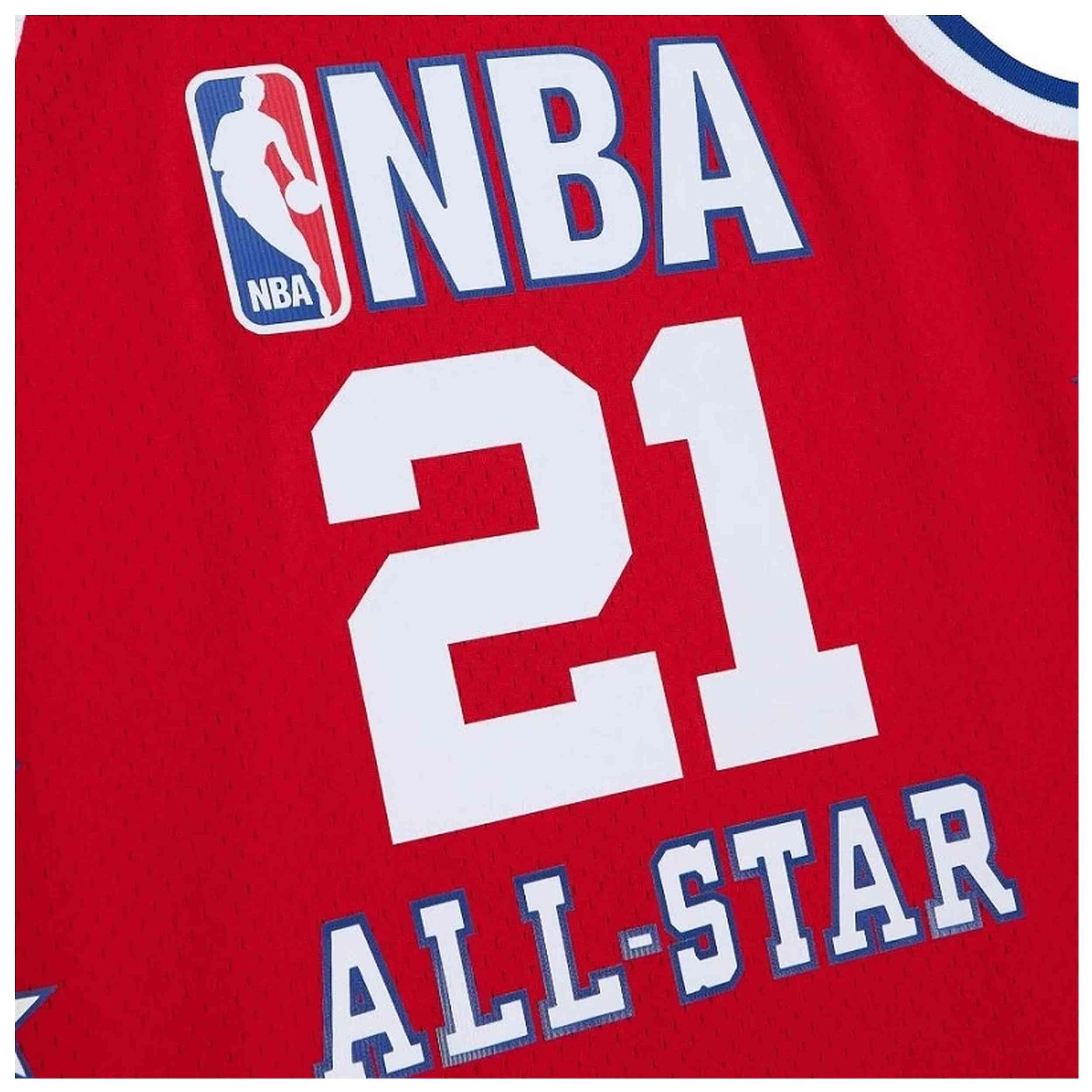 Maillot de basket Mitchell & ness modèle SMJY5296-ASW03KGARED pour homme 3/3
