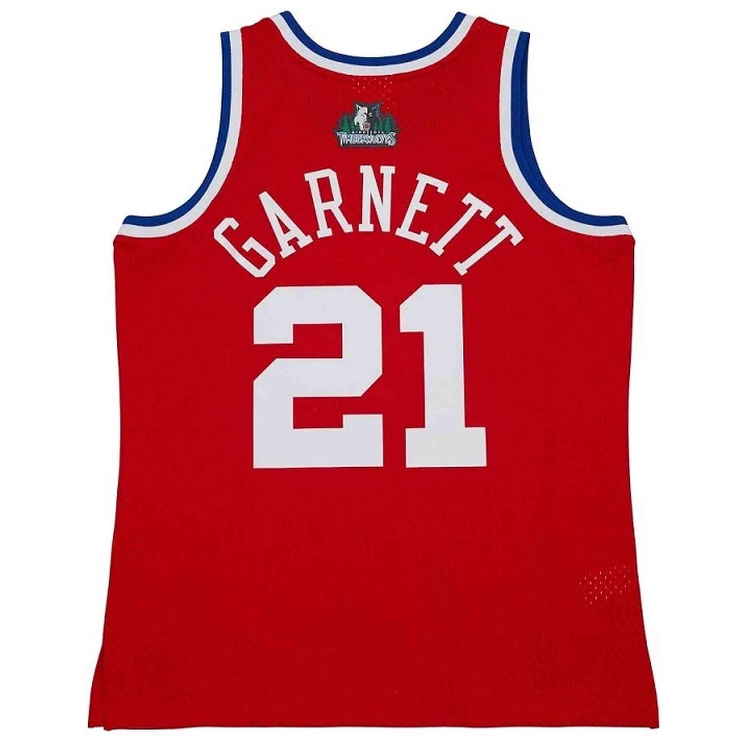 Maillot de basket Mitchell & ness modèle SMJY5296-ASW03KGARED pour homme 2/3