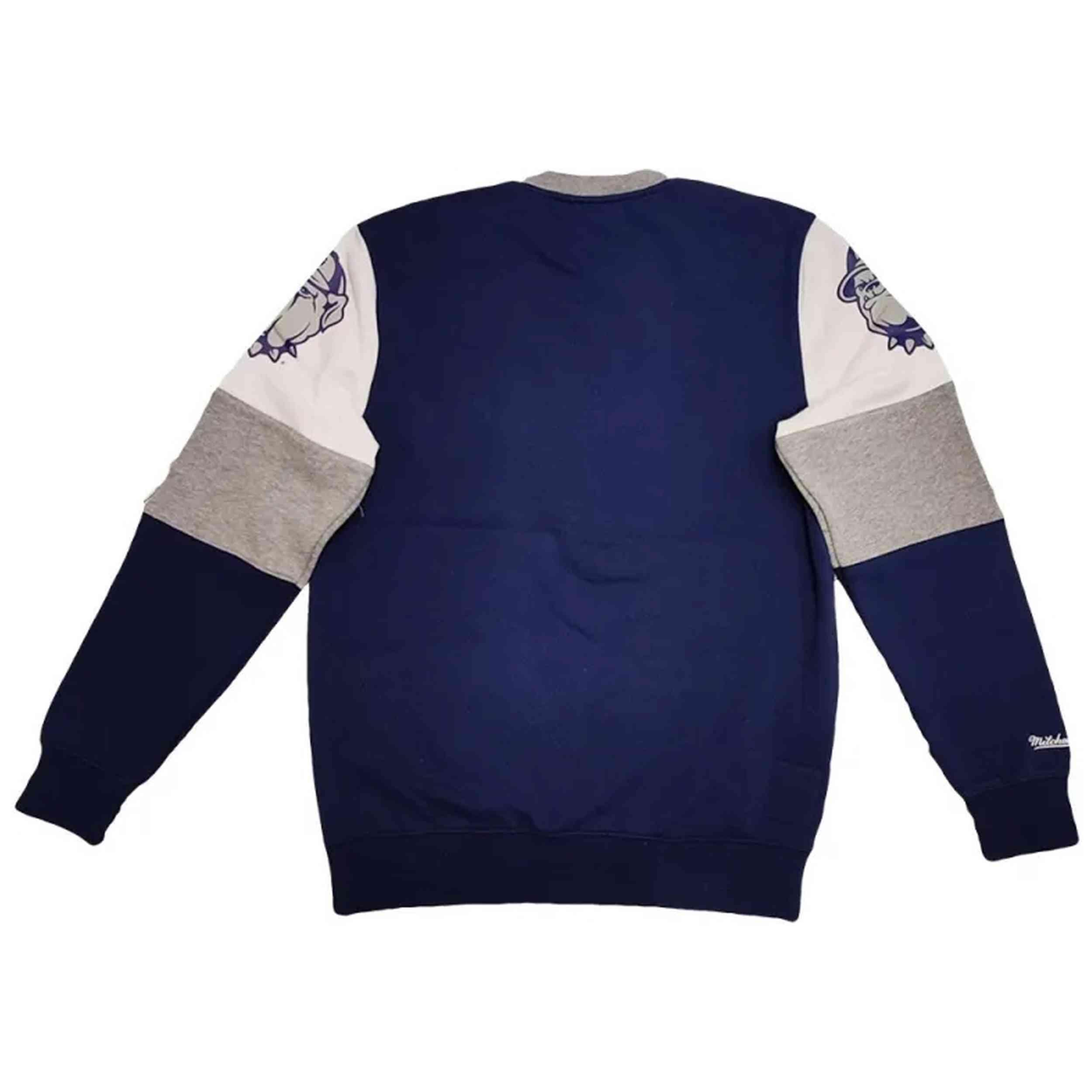 Sweat à capuche Mitchell & ness modèle FCPO1037-GTWYYPPPNAVY pour enfants 2/2