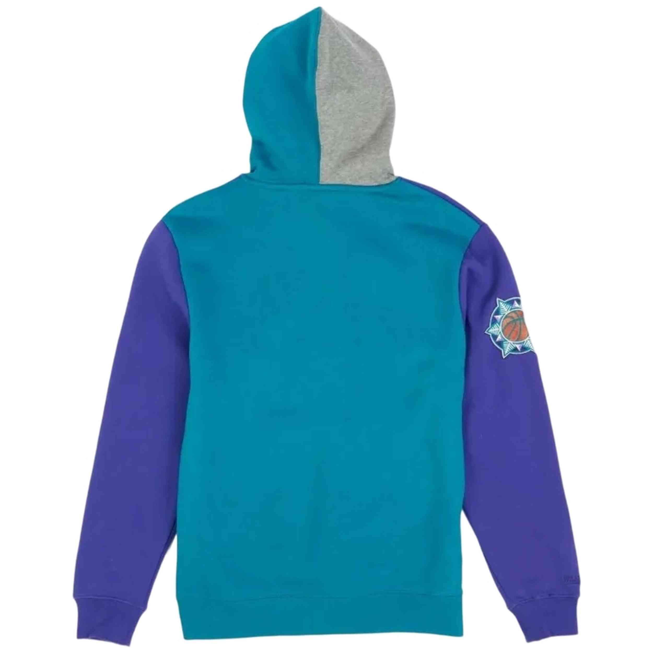 Sudadera con capucha Mitchell & ness modelo FPHD1180-UJAYYPPPTEAL para hombre 2/2
