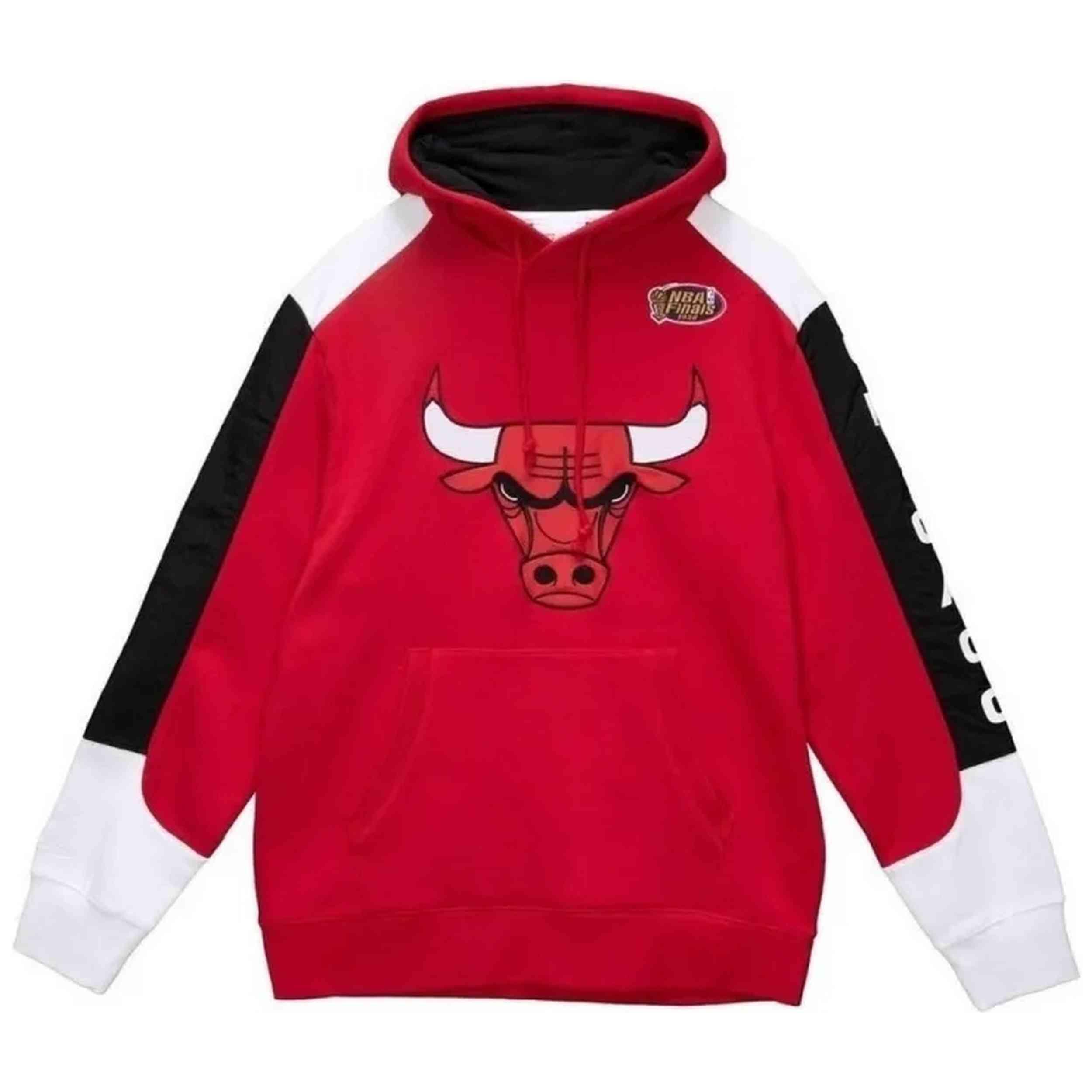 Sweat à capuche Mitchell & ness modèle FPHDMI19033-CBUSCAR pour unisexe 1/2