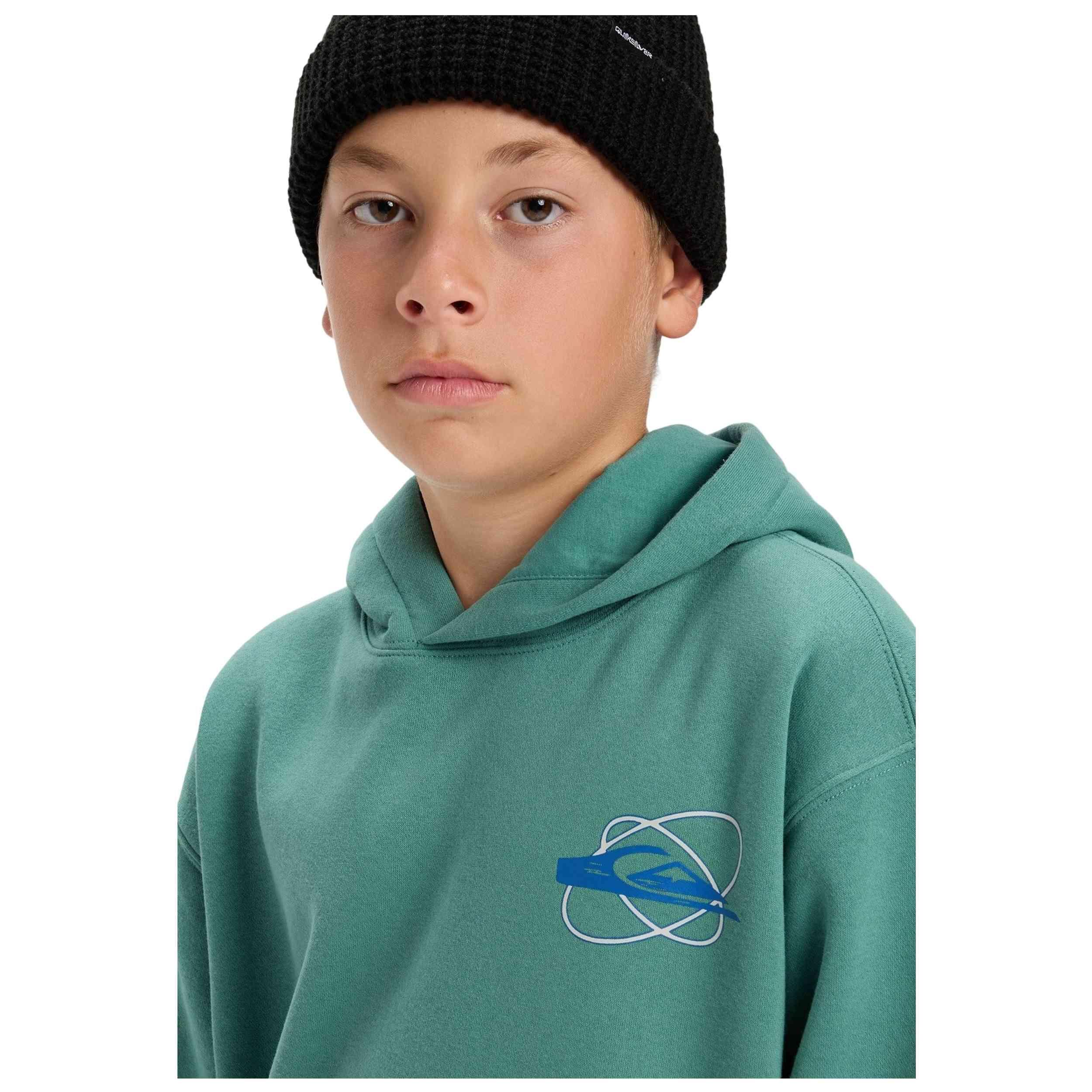 Sweat à capuche Quiksilver modèle EQBFT03961-GMW0 pour enfants 2/5