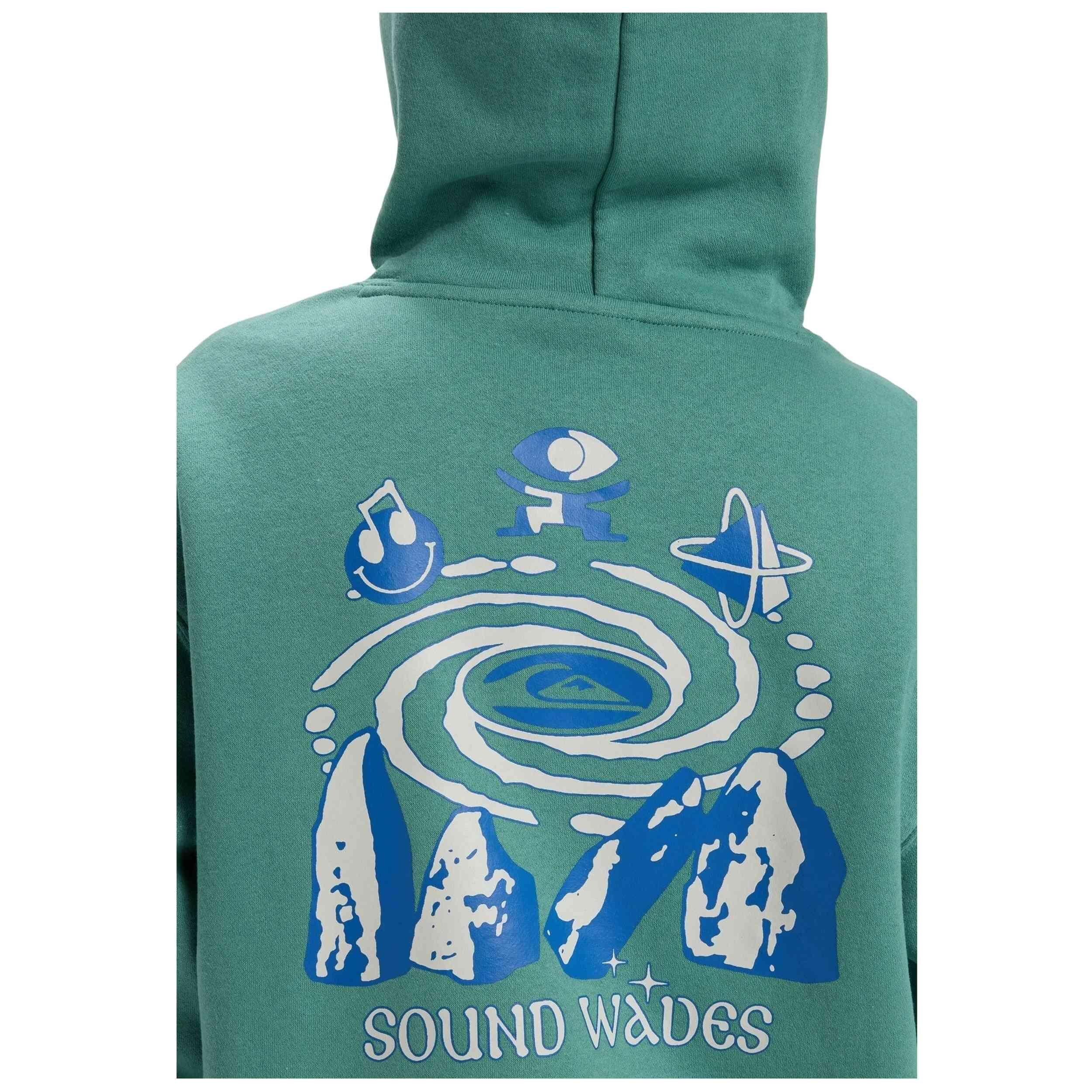Sweat à capuche Quiksilver modèle EQBFT03961-GMW0 pour enfants 5/5