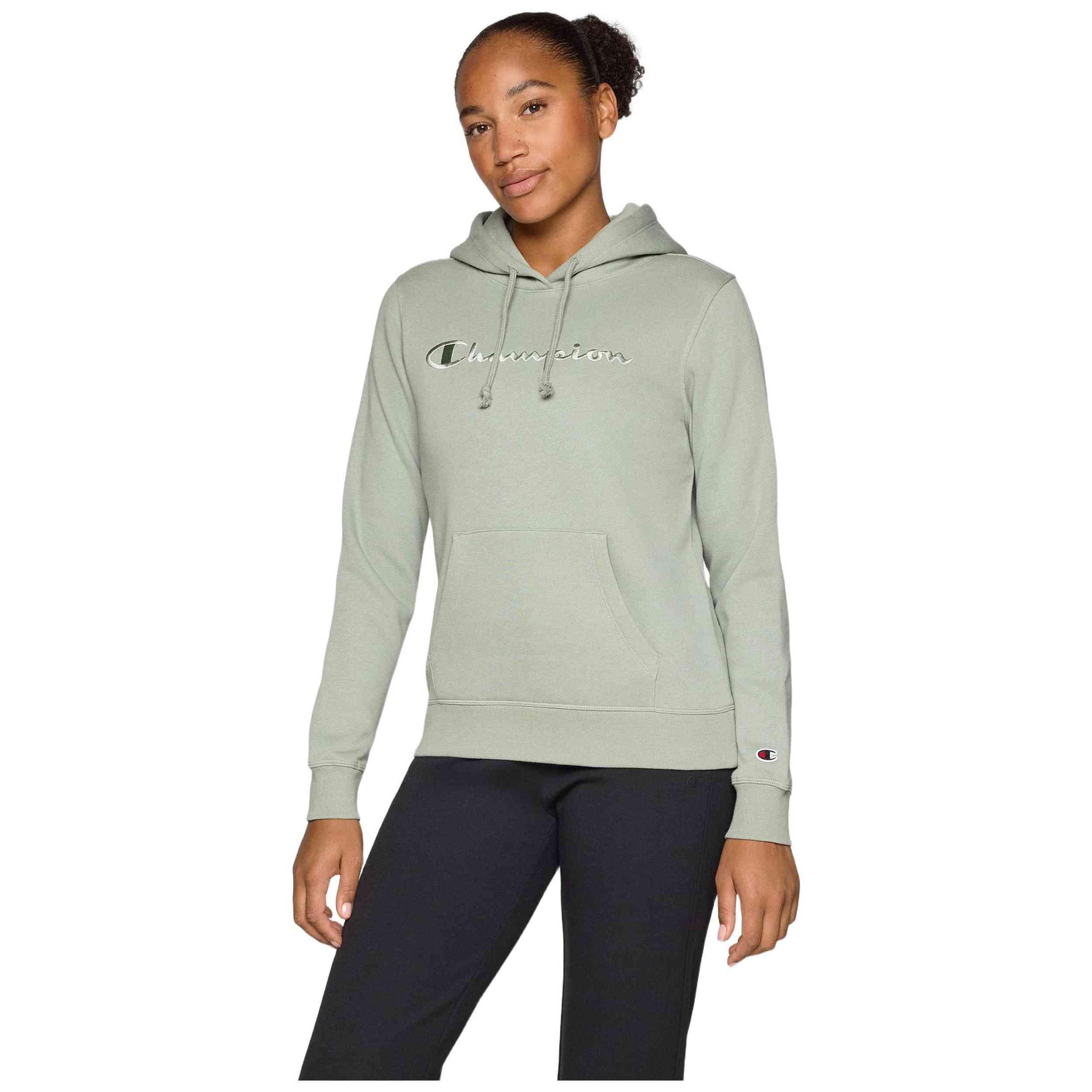 Champion - Sweat À Capuche Champion Modèle 118379-gs148 Pour Femmes - Sweat-shirt - Vert - Decathlon