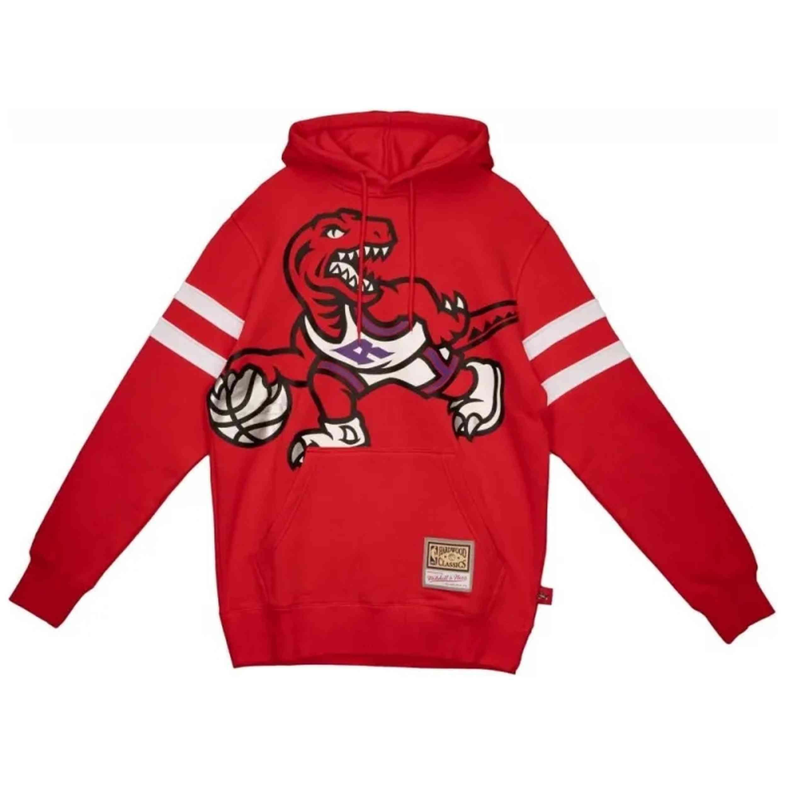 Sudadera con capucha Mitchell & ness modelo FPHDBW19165-TRARED para unisex 1/2