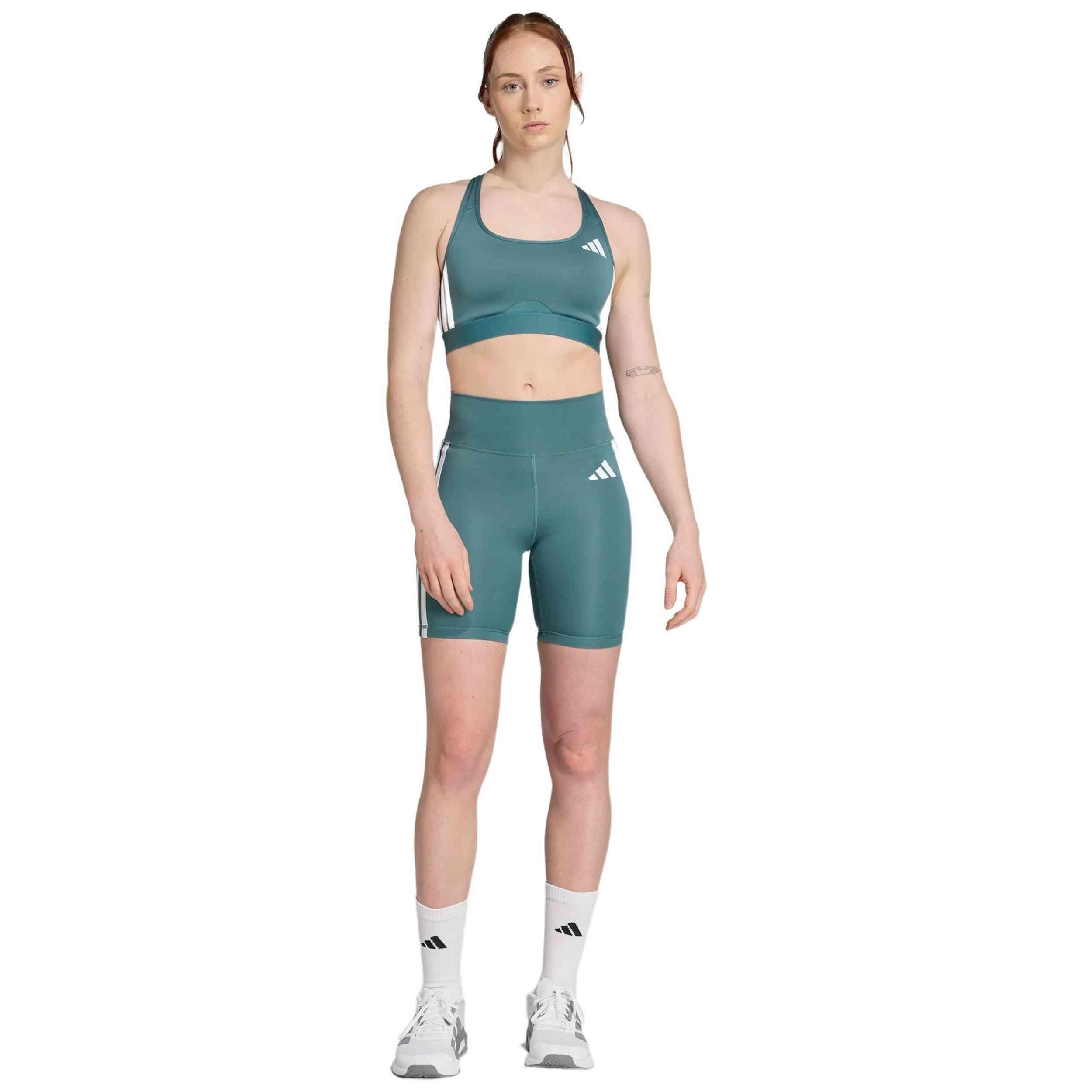 Calção de licra Adidas modelo JY2147 para mulheres 4/5