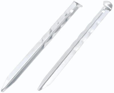 Easy camp stalen ribbel haringen 24cm