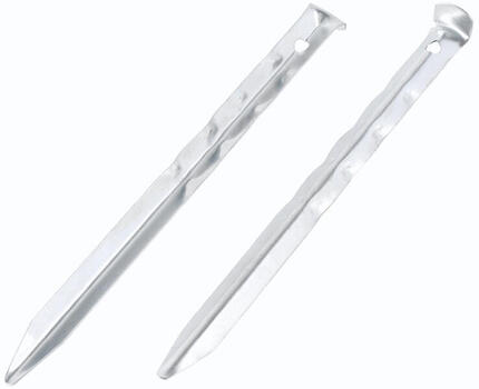 Easy Camp Stahl-Riffelheringe 24 cm - 10er-Set