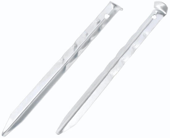 Easy Camp Stahl-Riffelheringe 24 cm - 10er-Set