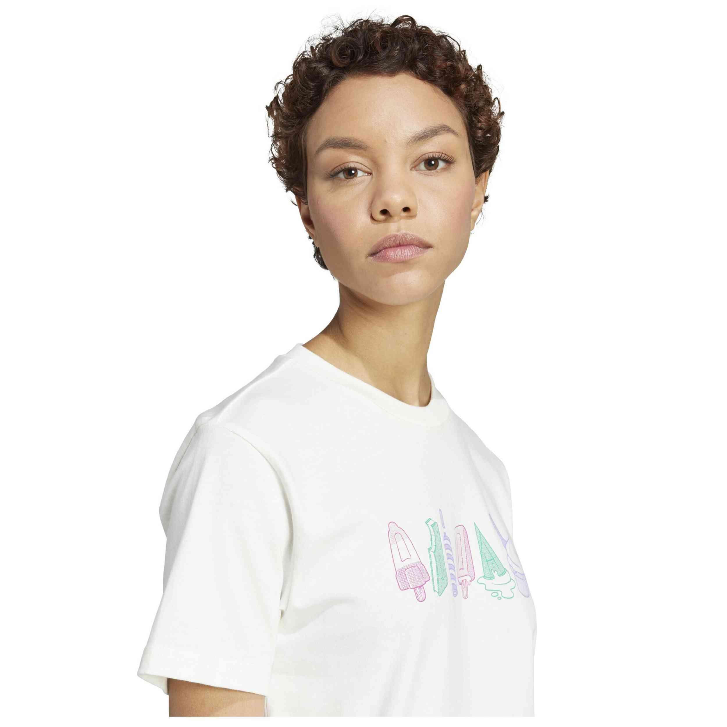 T-shirt Adidas modèle JN8271 pour femmes 4/5