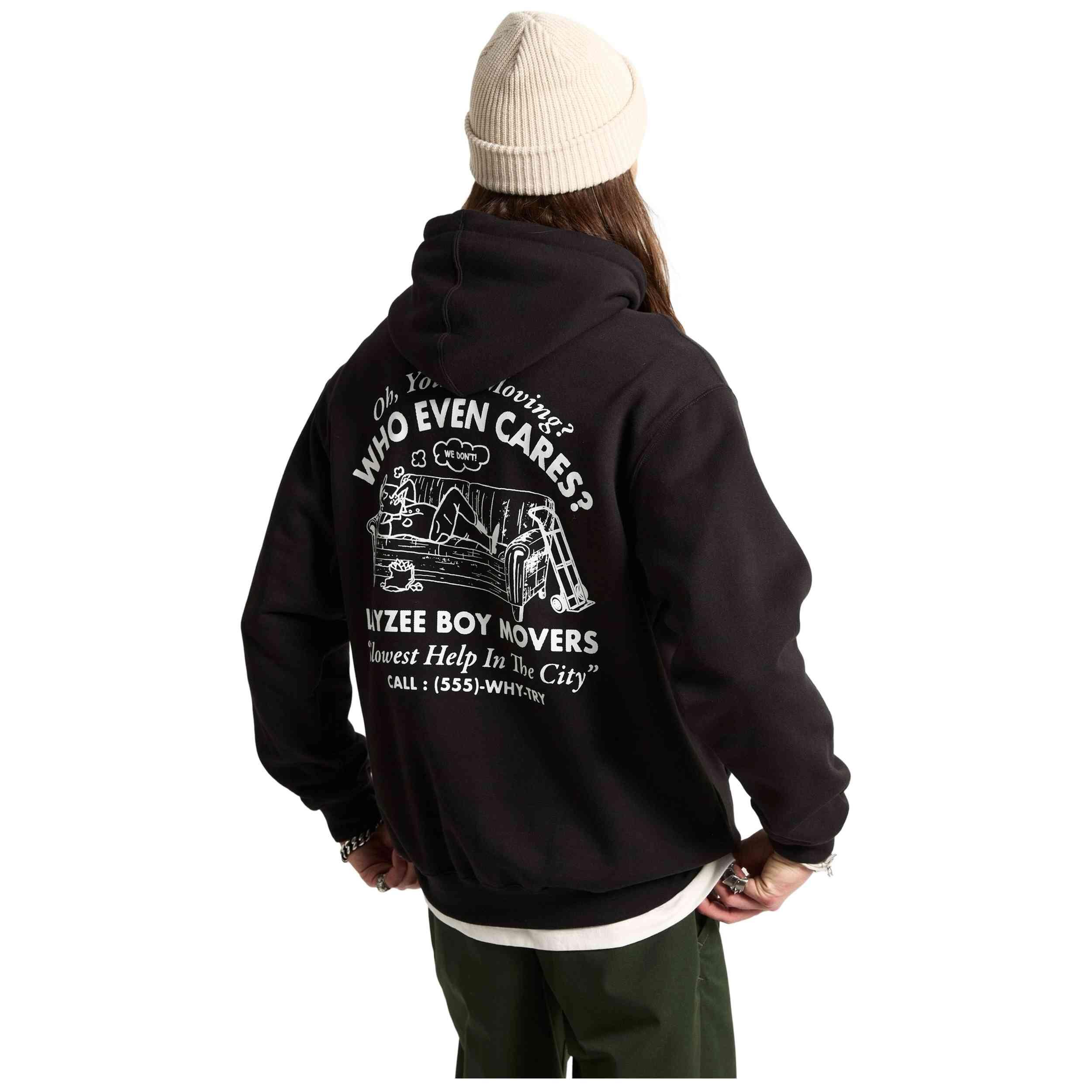 Sweat à capuche Vans modèle VN000PABBLK1 pour homme 3/5