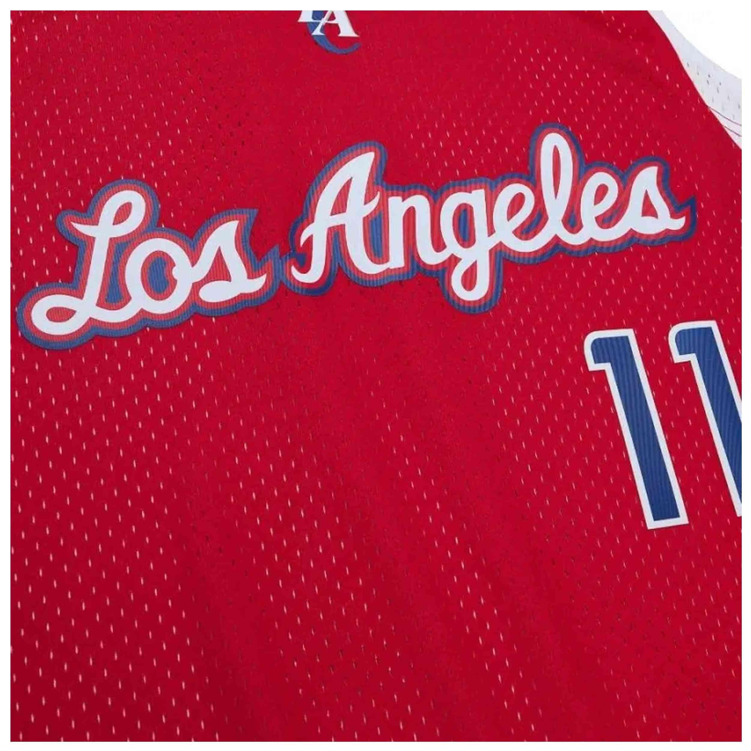 Maillot de basket Mitchell & ness modèle SMJY6200-LAC12JCWUNRD pour homme 3/4