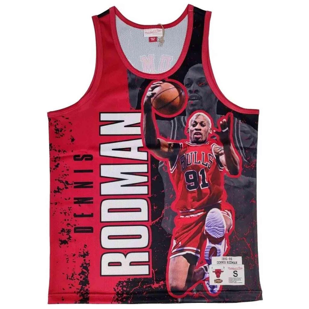 Basketball shirt Mitchell & ness model TNMK5010-CBUYYDRDSCAR for man