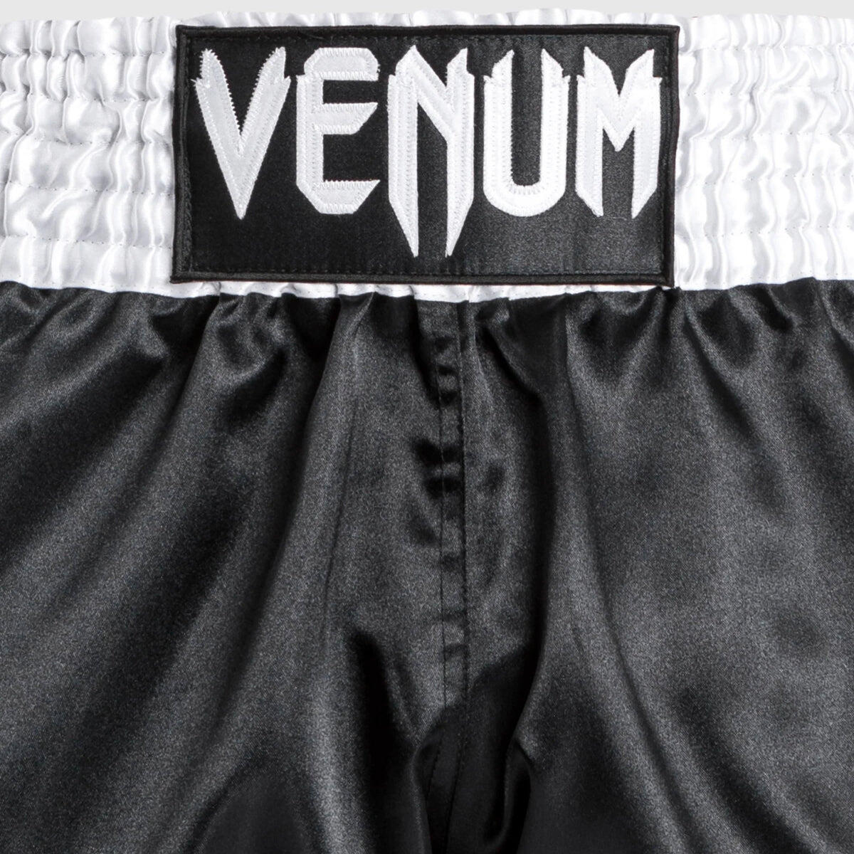 Venum Classic Muay Thai Shorts White-Black-White XXL 6/7