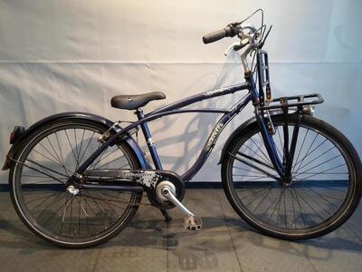 26 inch gazelle freestyler met 3 versnellingen en voordrager.