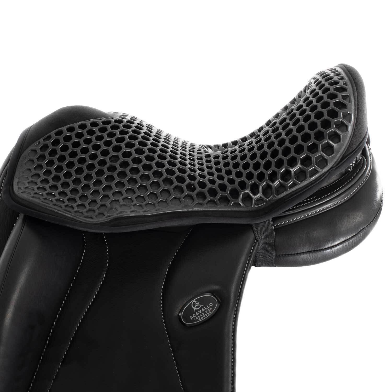 Housse de selle dressage pour cheval Acavallo Gel Out Ortho-Pubis 2/4