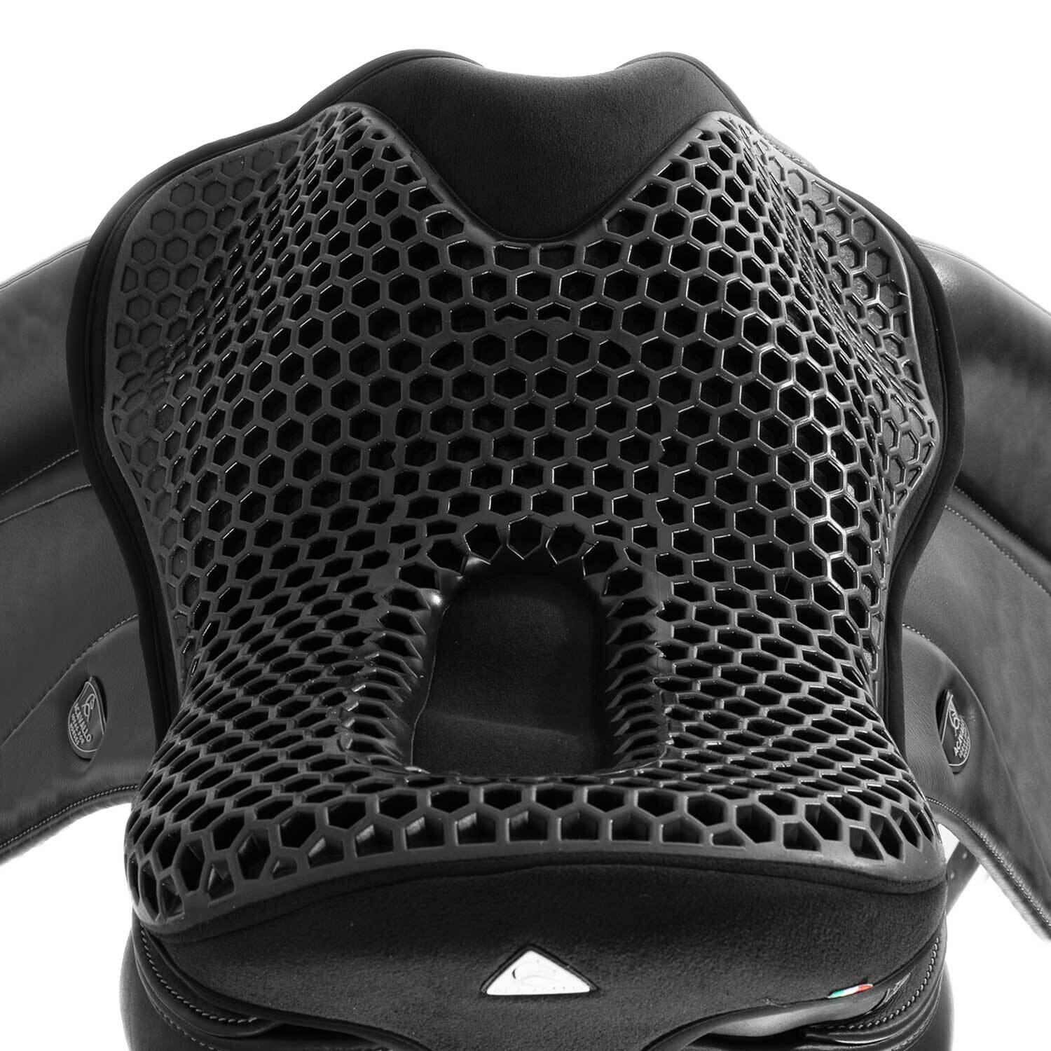 Housse de selle dressage pour cheval Acavallo Gel Out Ortho-Pubis 4/4