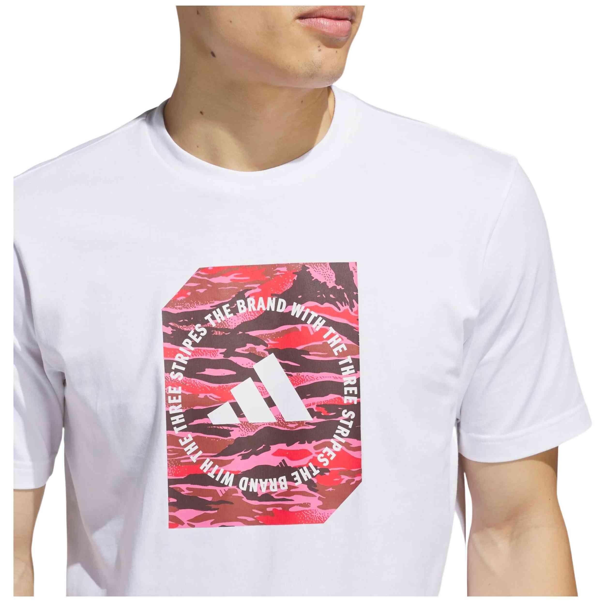 T-shirt met korte mouwen Adidas model JI6763 voor mannen 4/5