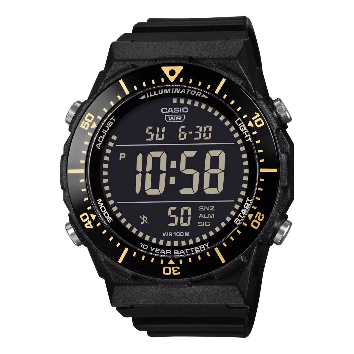 Casio Relógio Masculino Ae-1700H-1Bvef Ø 47 Mm Preto Multicolorido da Decathlon