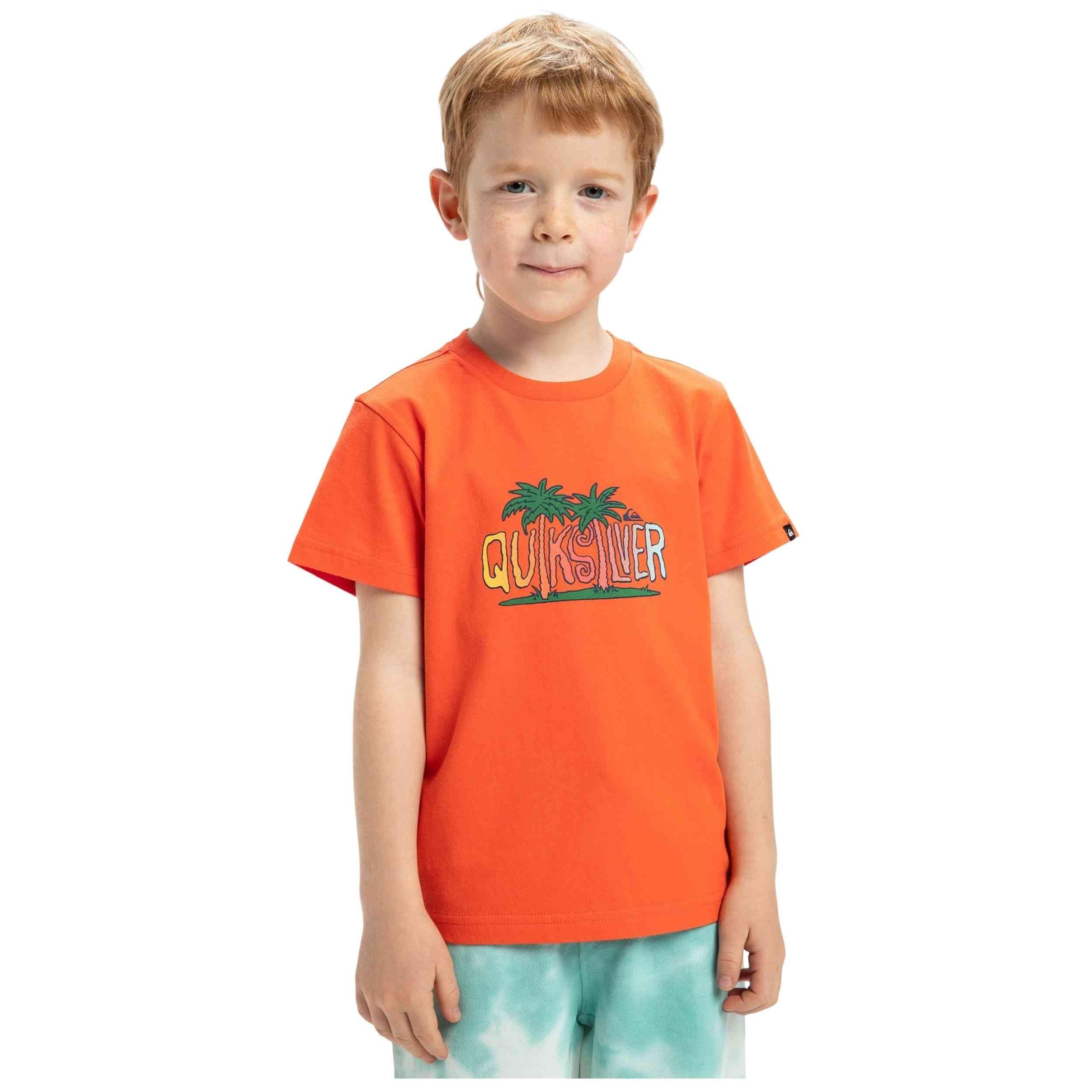 T-shirt Quiksilver modèle 077-50522619937107 pour enfants 2/5