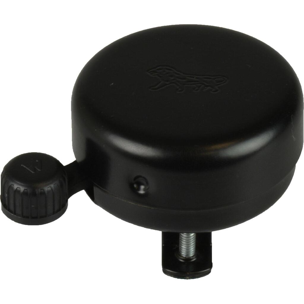 Widek Golden Lion Bicycle Bell in Black Steel with PVC Clapper