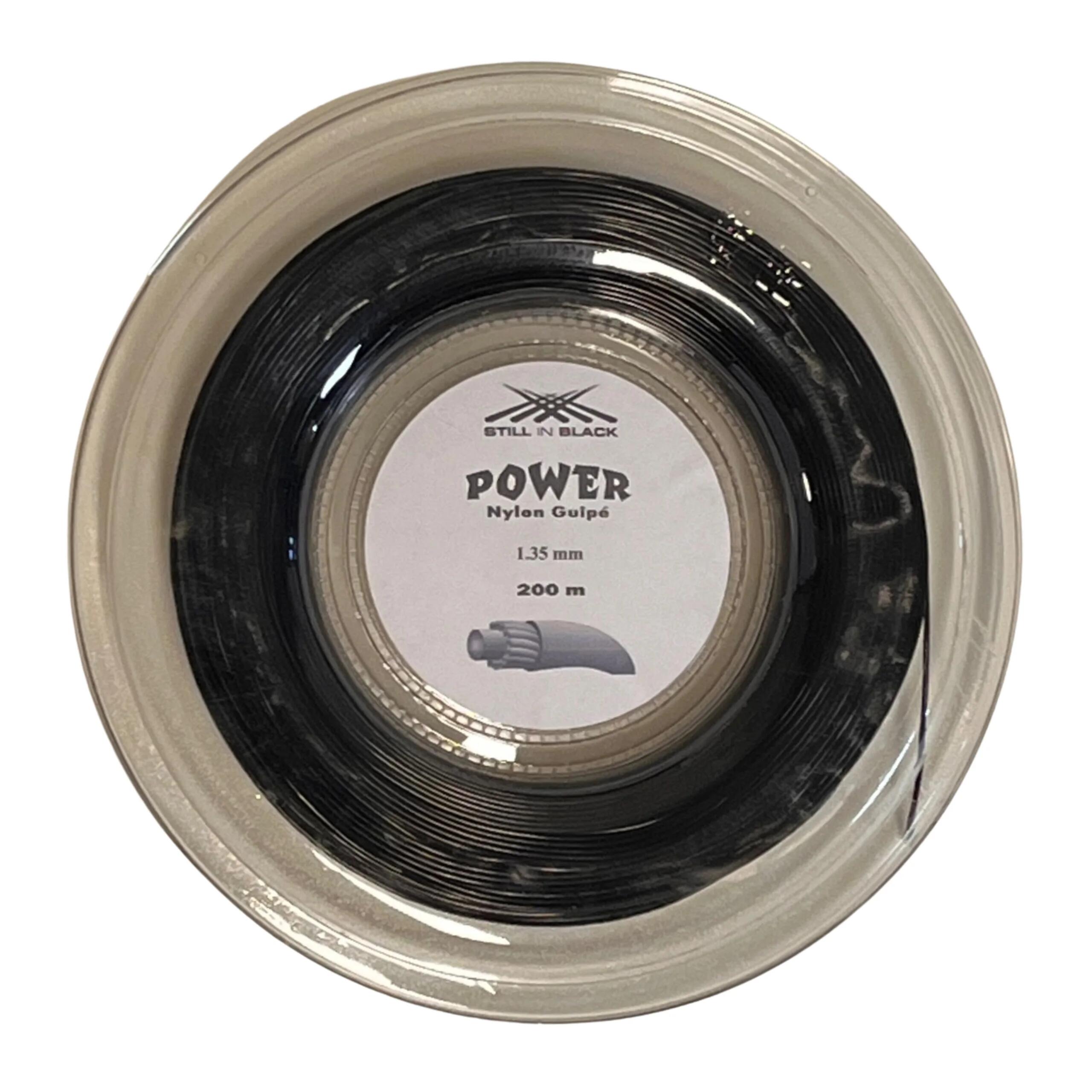 BOBINE 200 M POWER STILL IN BLACK NOIR 1,40 mm 2/3