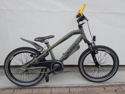 20 inch alpina trial met handremmen en een terugtraprem.