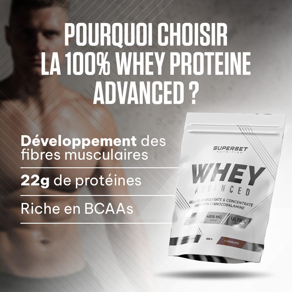 Wei-eiwit - 100% Whey Proteine Advanced (300g) - Romige Vanille 5/5