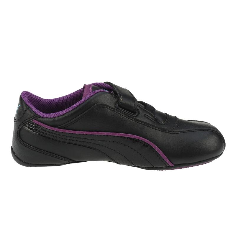 Pantofi sport fete Puma Talulla Glamm V, black-blue-grape 27