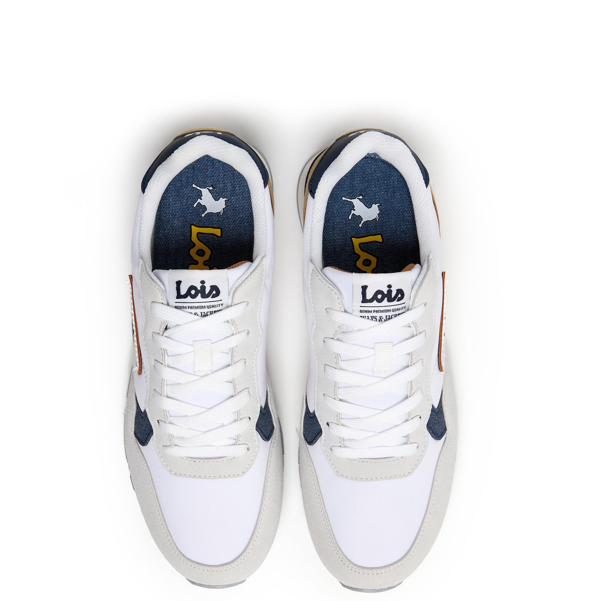 Zapatillas Hombre Lois 64527 Blancas 4/5