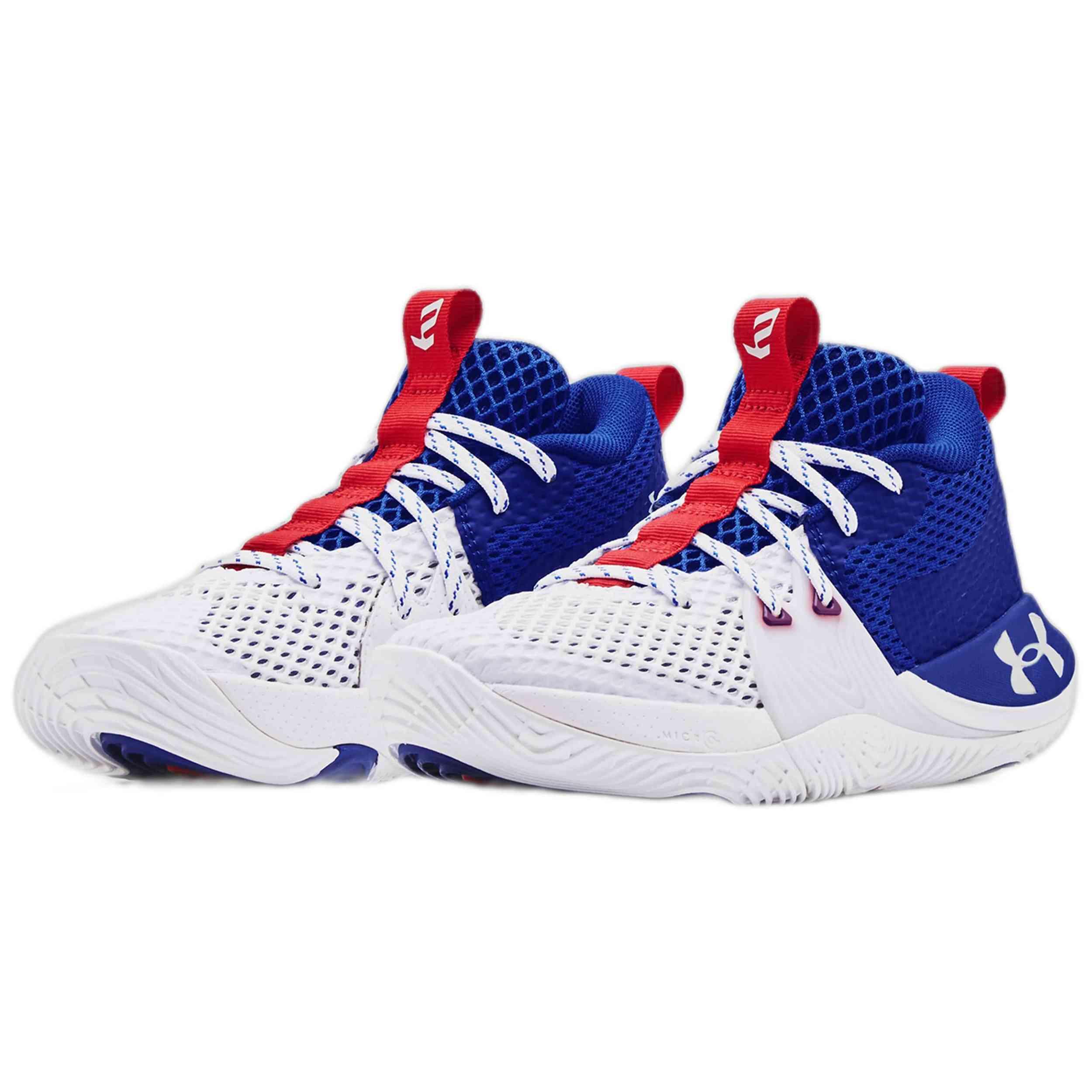 Chaussures de basket-ball Under armour modèle 3023529-107 pour enfants 3/5