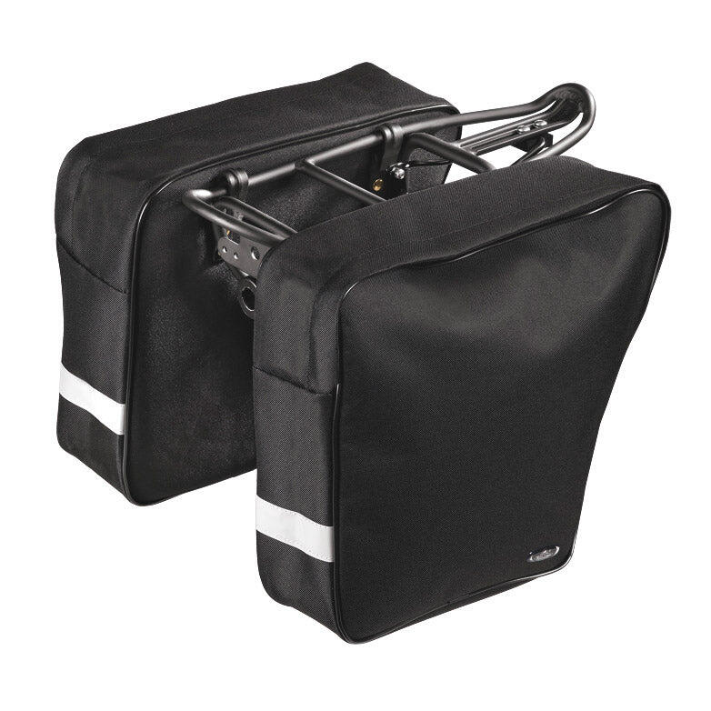 Sacoche de selle Monte Grappa 'British' cuir - brun foncé - Le