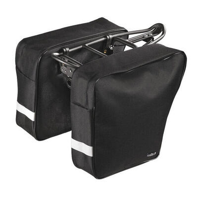 Selle Monte Grappa Set Borse Laterali L+R 15L in Ecopelle Nero.