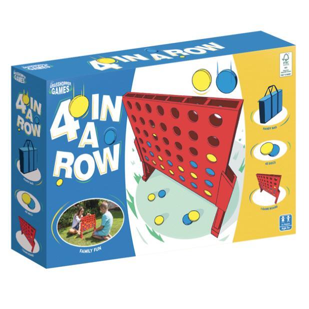 4 In A Row Game (Red/Blue/Yellow) One Size 2/6