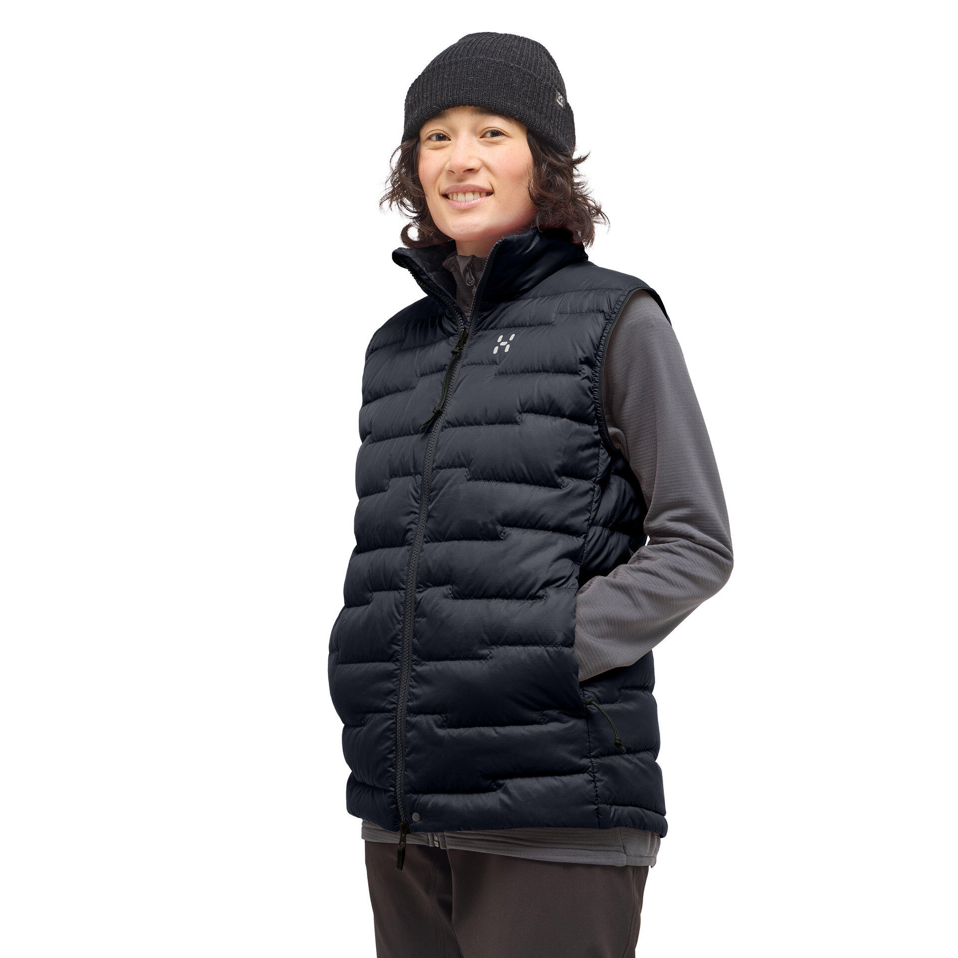 Haglöfs - Doudoune Sans Manches Femme Haglöfs Roc Flash Down - Doudoune Synthétique - Noir - Decathlon