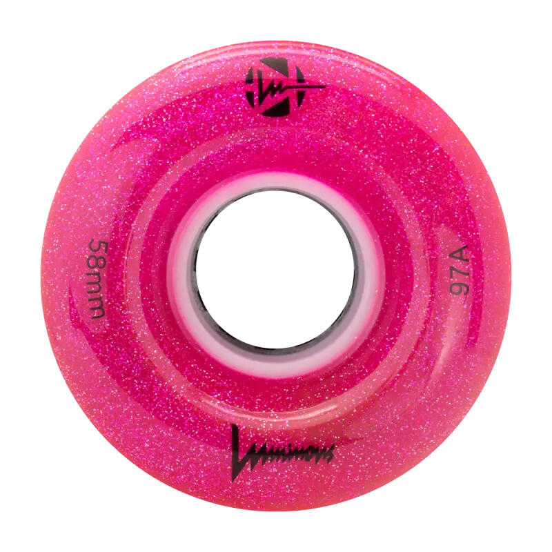 LUMINOUS Roue Quad 97A Rose Paillettes [x4] 1/3