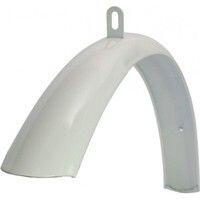 Parafango anteriore 28" in acciaio bianco.