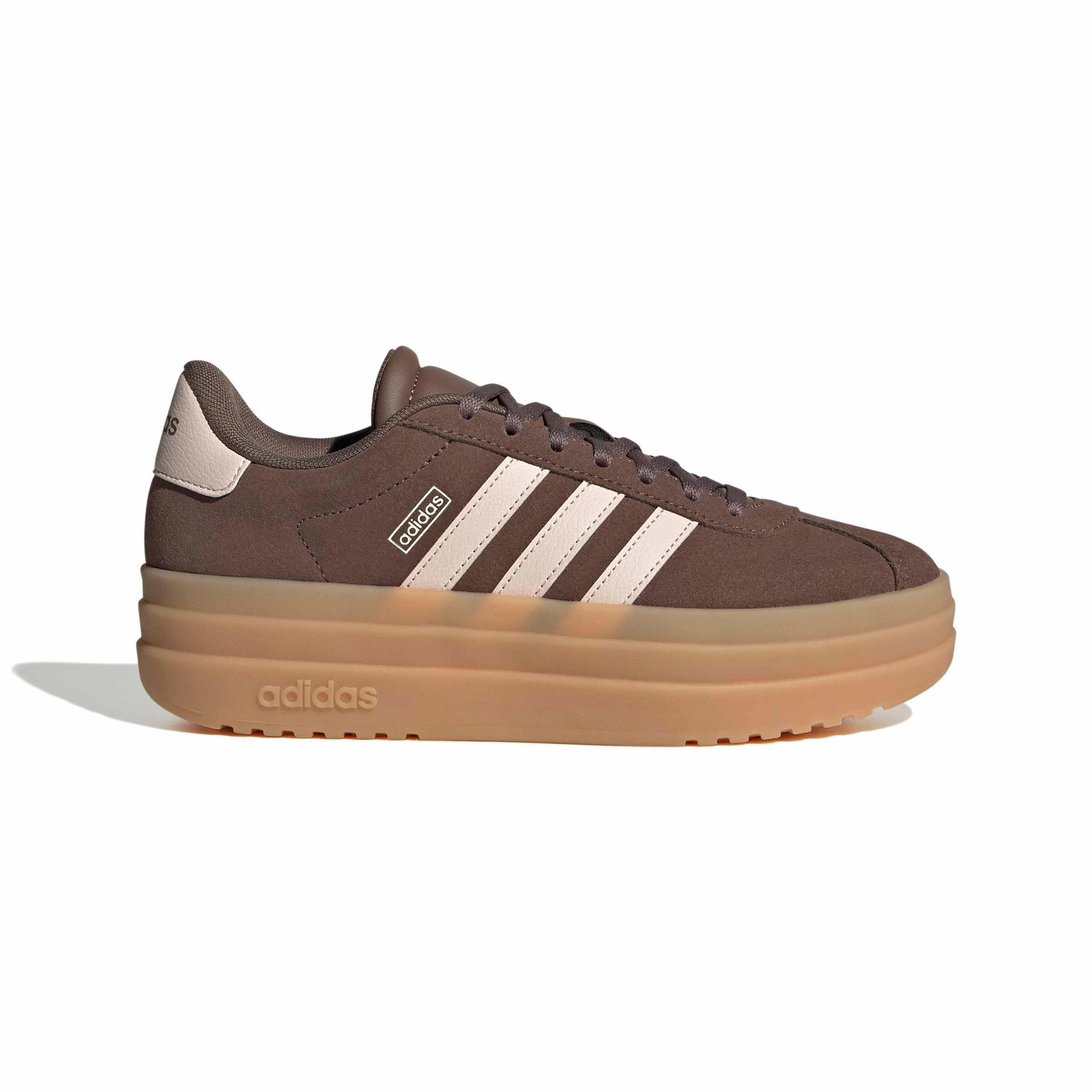 Adidas - Chaussures De Skateboard Enfant Adidas Vl Court Bold - Baskets - Marron|rose - Decathlon