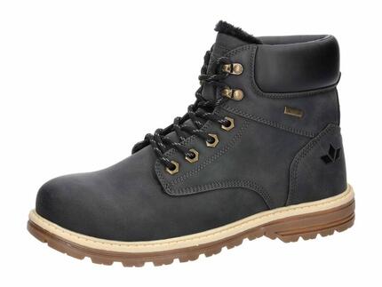 Bottes - loisir - hommes - doublure chaude, imperméable - gris