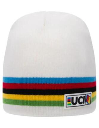 Mütze Big Bobble Hats UCI Black Rainbow Stripes Beanie