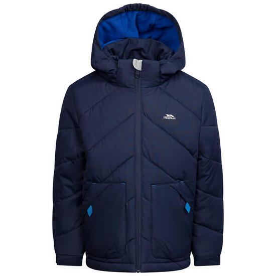 Trespass Ryssa Herren Steppjacke mit abnehmbarer Kapuze blau