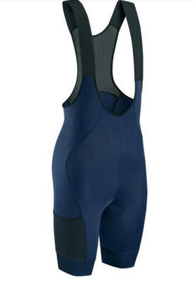 Fietsbroek discover bibshort, blauw