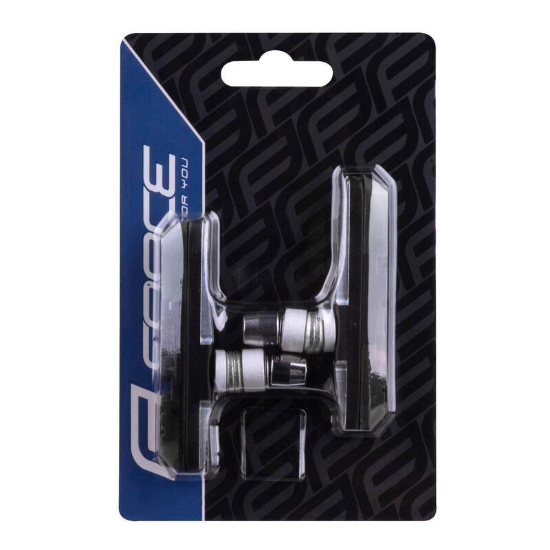 Saboți frână Force 70 mm cu filet, negri