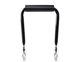 Simson Schienale con cuscino 27 x 20 cm nero.