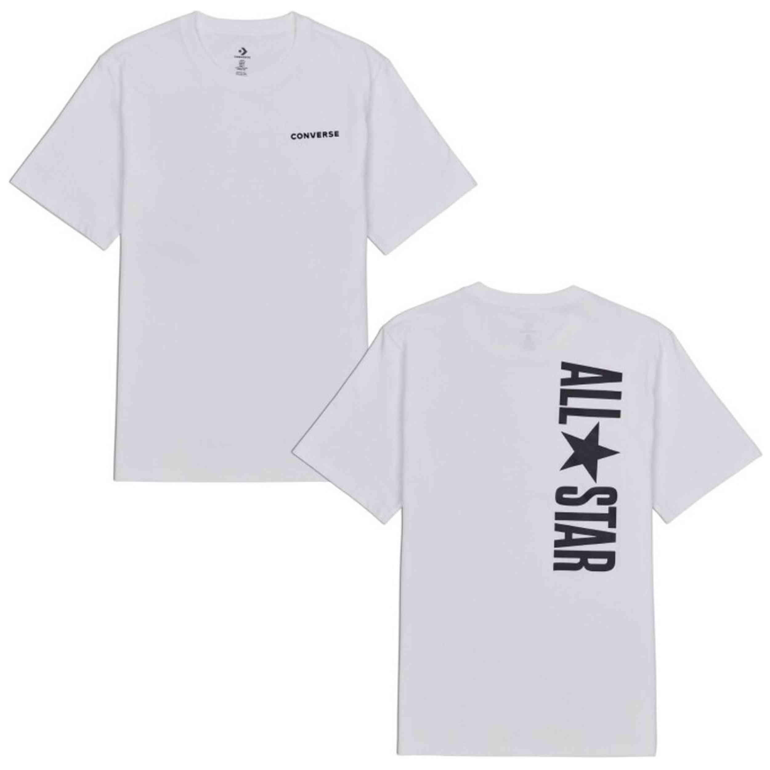T-shirt Converse modèle 10017432-A01 pour unisexe 1/3