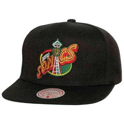 Pet mitchell & ness model hhss5803-ssuyypppblck voor unisex